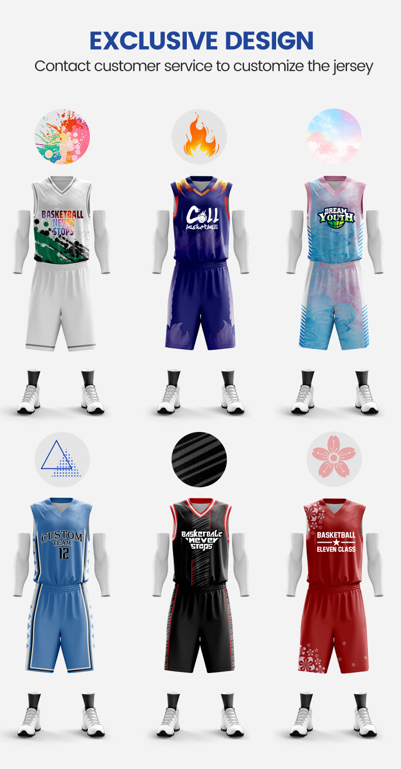 sublimated basketball uniforms