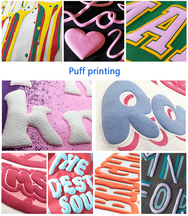 what is puff printing