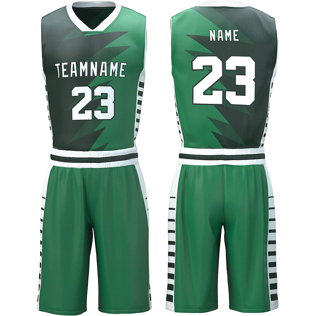 Premium Bulk Youth Basketball Uniforms Custom, Reversible – ZAB