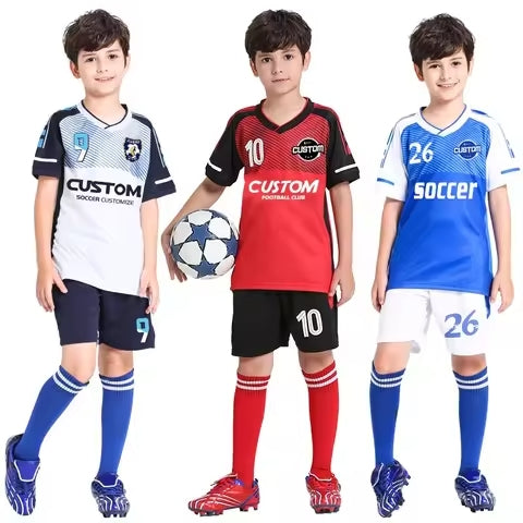 Kids soccer uniforms