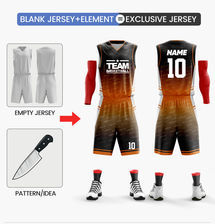 custom basketball uniform packages