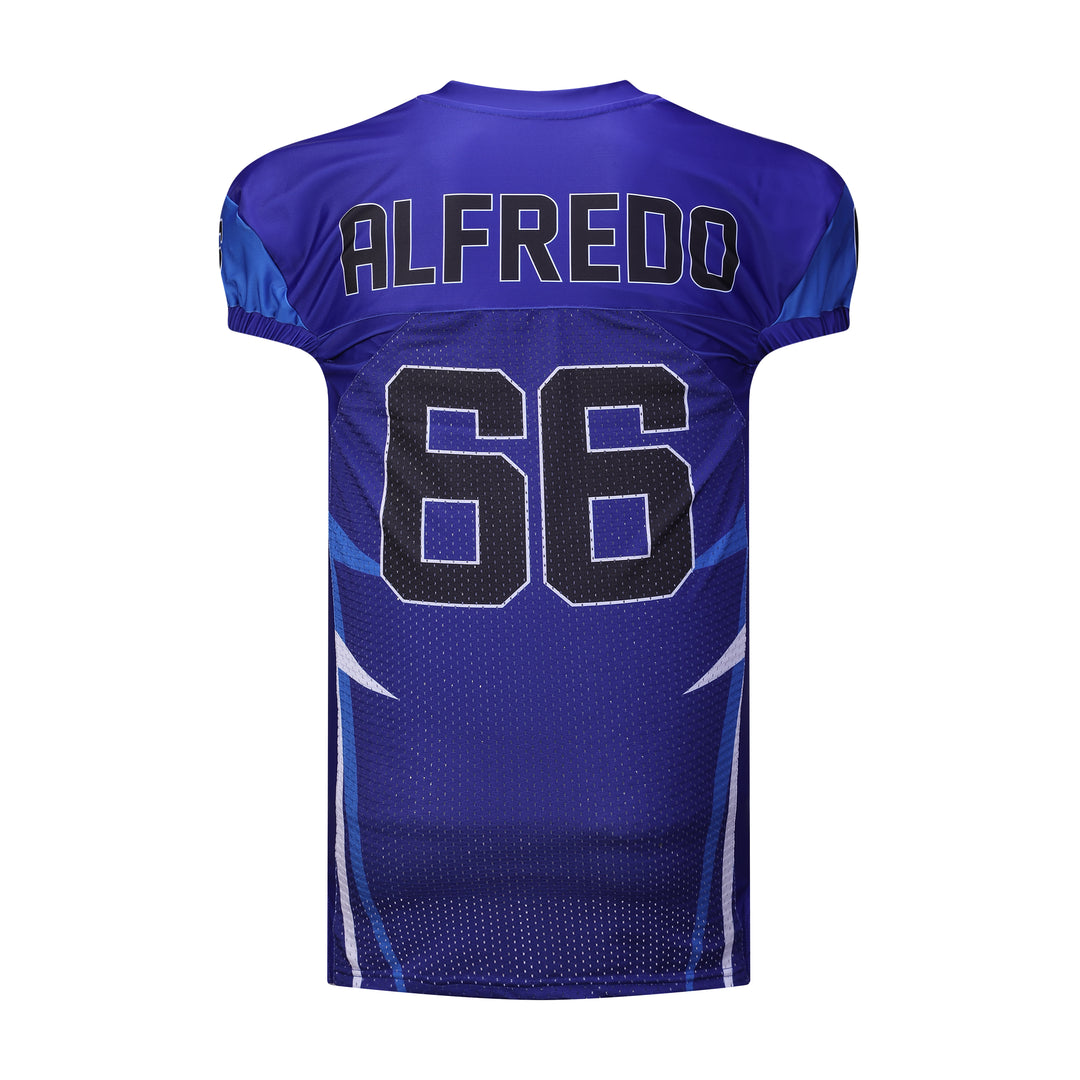 Customized Pro Cut Practice Digital Printed Youth American Football Wear by ZAB: Unisex 100% Polyester Sportswear - Model AFU-15