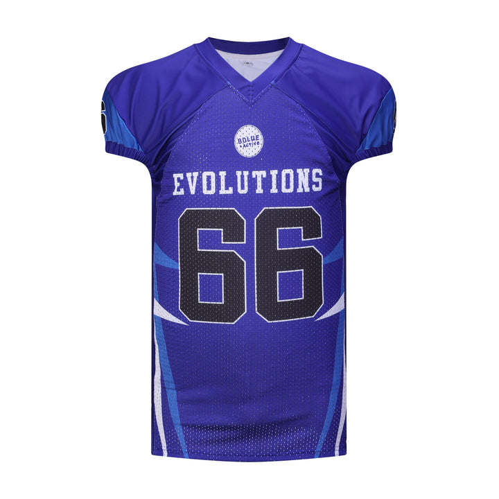 Customized Pro Cut Practice Digital Printed Youth American Football Wear by ZAB: Unisex 100% Polyester Sportswear - Model AFU-15