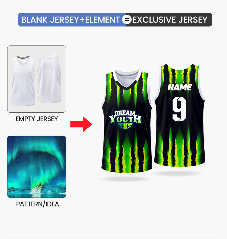  sublimation basketball uniforms